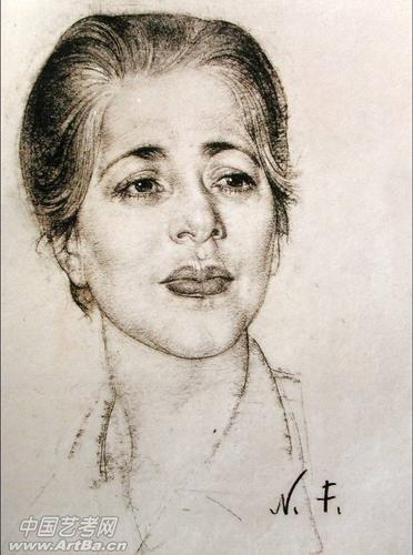 >>费欣素描欣赏