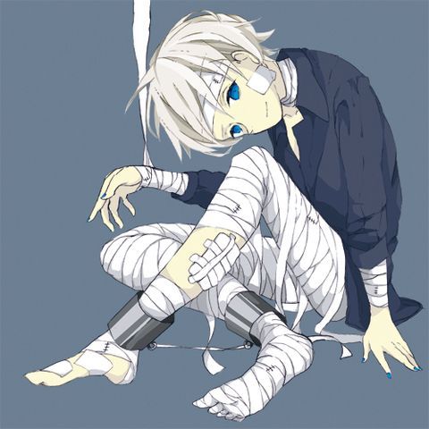 无论多强大的角色,在缠上绷带后都会给人一种想要守护他的感觉.