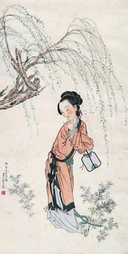 徐燕孙工笔仕女人物画