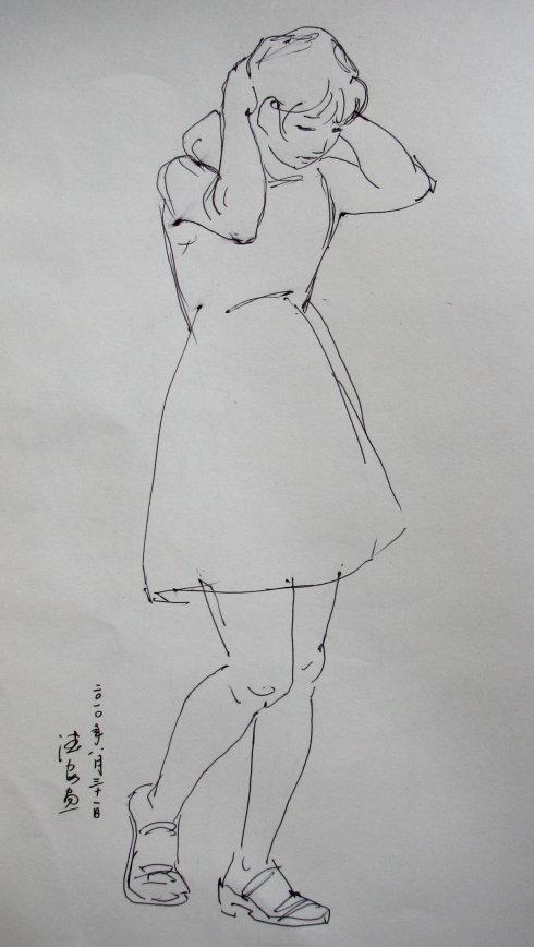 人物速写——443