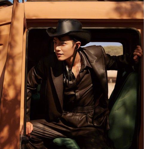 肖战西部牛仔风图片