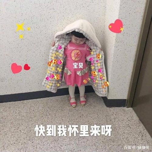 可爱搞笑表情包:宝贝快到我怀里来,见势不妙,猫猫睡觉