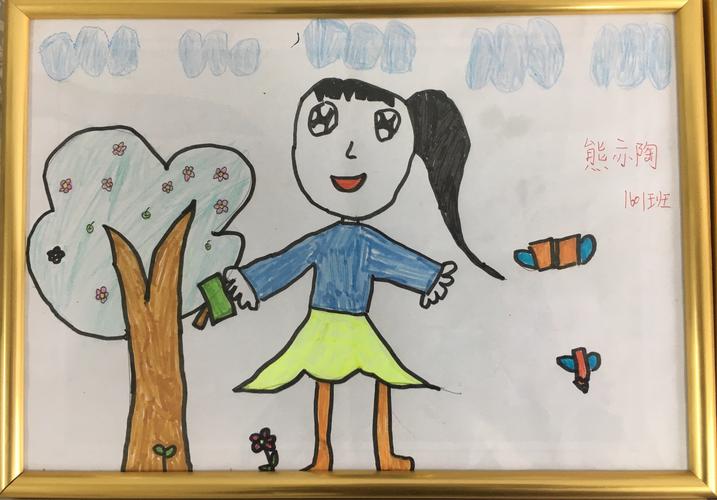 其它 1601班最美笑脸画像作品展示 写美篇 愿孩子们如画像中的笑脸那