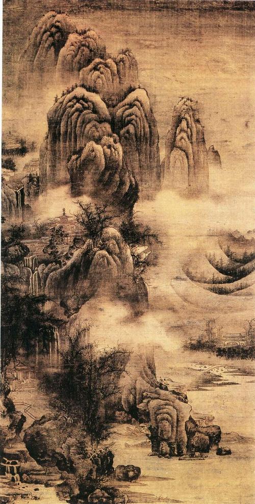 元代传世山水画作品87幅第二辑(含高清局部)