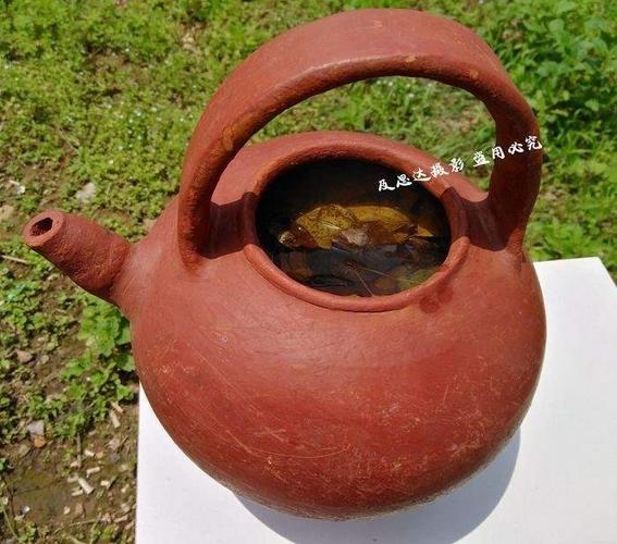 茶壶湖北三皮罐土泥叶子老式夏天水壶茶壶