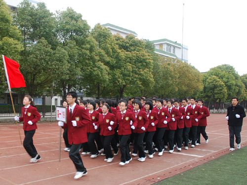 海安高级中学举行学生跑操比赛