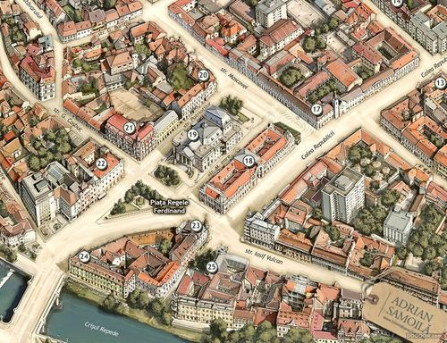 精致中世纪古欧洲城堡插画作品-adrian samoila [48p]