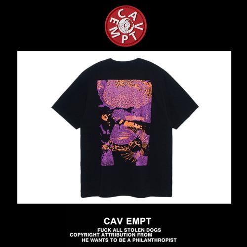 【现货】cavempt c.e not others t迷幻抽象烟花涂鸦印花短袖t恤