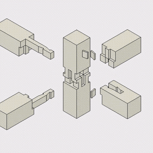 知识帖,榫卯动态图