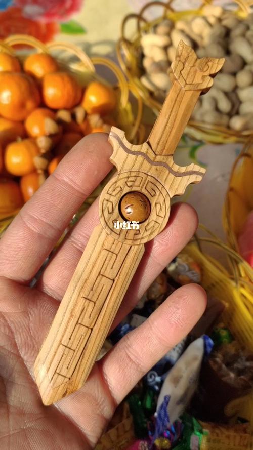 纯手工雕刻桃木剑_雕刻_桃木剑_兴趣爱好_手工
