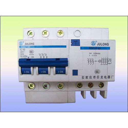 漏电断路器dz47le-63/3p