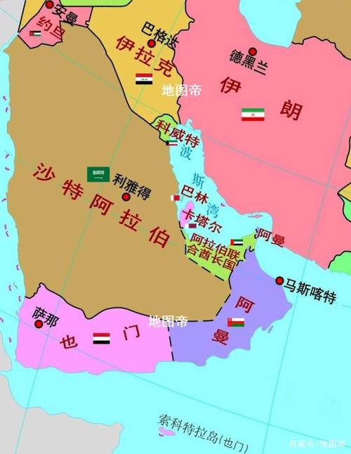 波斯湾六个阿拉伯君主制国家,为何对伊朗态度不一?
