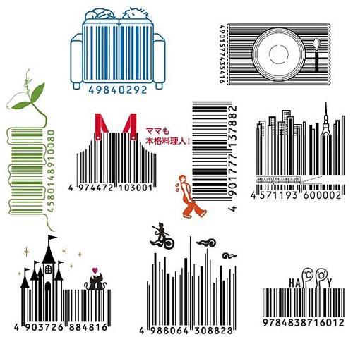 黑白条码大变身