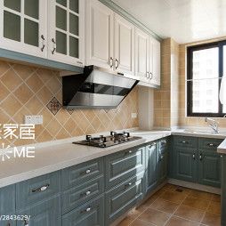 美式风厨房复合亚克力装修效果图