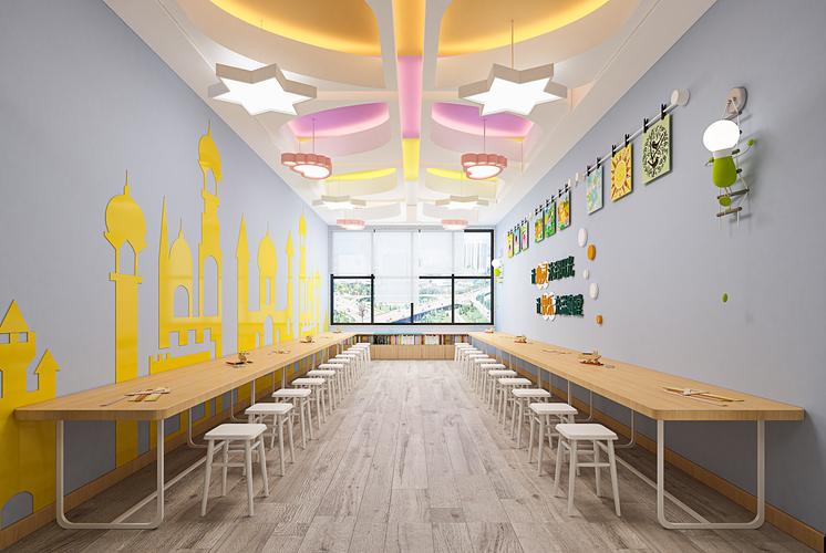 培训中心教室效果图案例