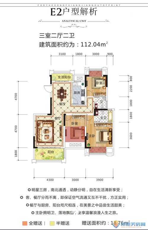 金爵·香溪美地e2户型