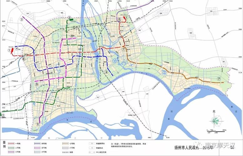 扬州轨道交通规划图