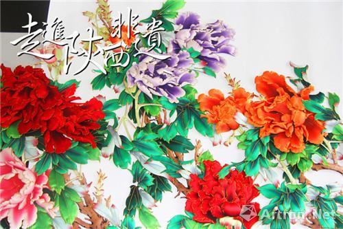 走进陕西非遗:滕氏布糊画 补花工艺下的布上丹青
