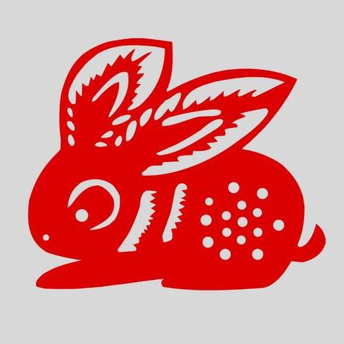 小雪贸易工厂直销店新款中国传统窗花剪纸十二生肖动物兔子幼儿园纸质