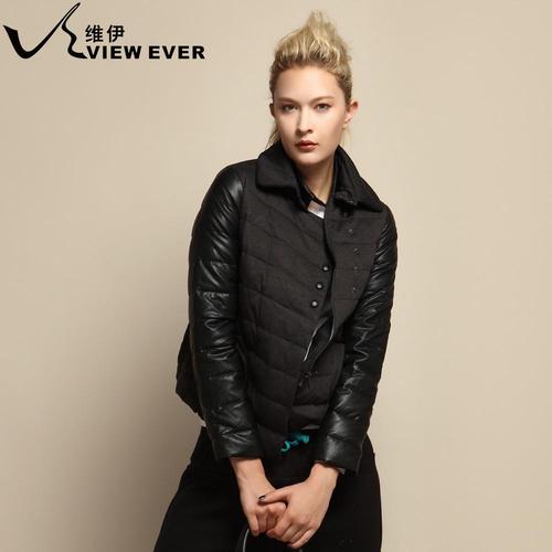 广州邦鼎服饰维伊羽绒服快时尚品牌折扣女装库存批发走份