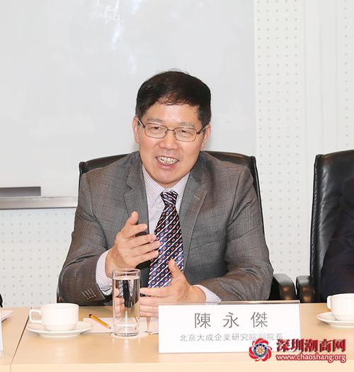 北京大成企业研究院副院长陈永杰讲话