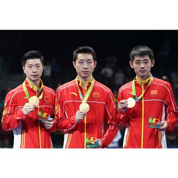 许昕海报乒乓球运动员球室海报体育马龙许昕林高远墙贴纸贴画挂画米