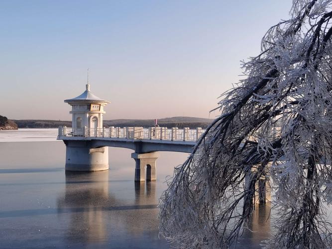 长春净月潭雪景之美