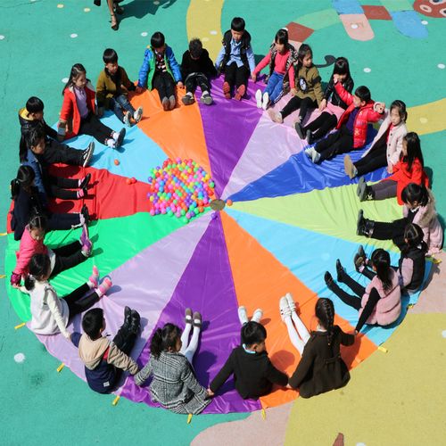 幼儿园用品感统训练器材儿童玩具彩虹伞晨间亲子早教室外游乐定制商品