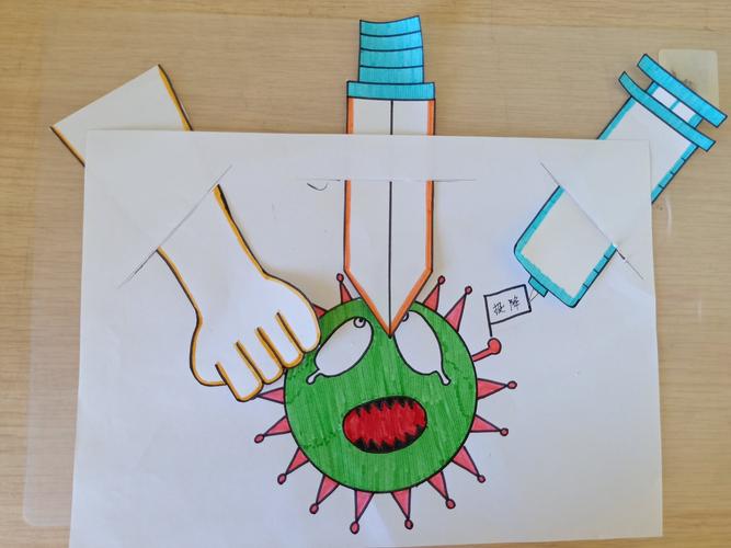 抗击疫情,手工制作.