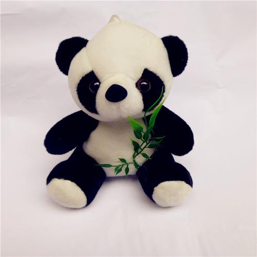 抱竹子坐姿趴姿熊猫抓机小公仔毛绒玩具抓机娃娃生日婚庆礼品挂件