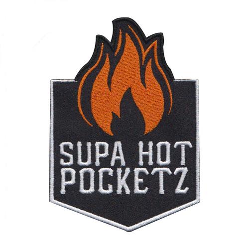 热火标志创意设计定制铁刺绣补丁的衣服