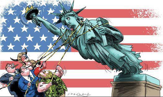 自由市场资本主义的经济体系已经从政治,军事和社会等方面腐蚀着美国