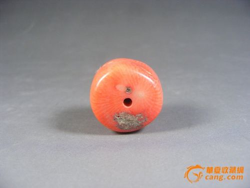 清代正宗老红珊瑚大筒珠