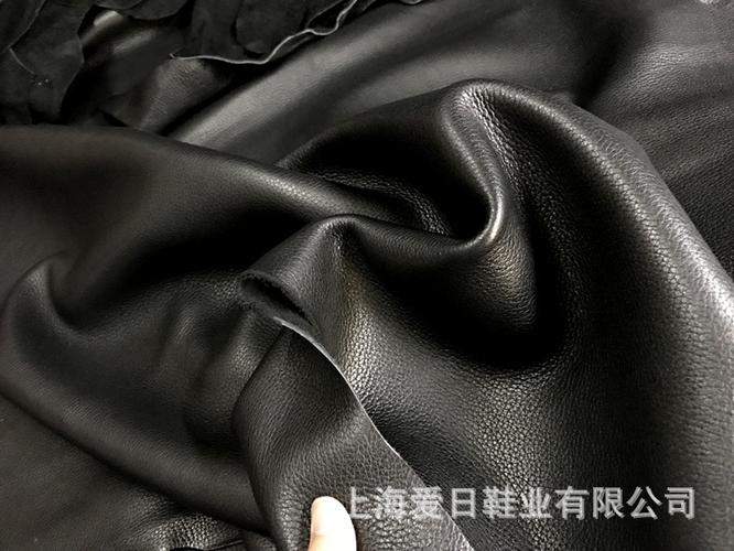 现货进鹿皮diy手工皮革皮具黑色鹿皮服装服饰高等皮革面料
