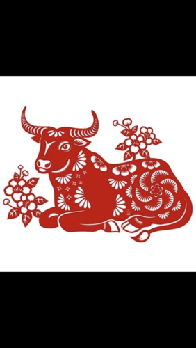 剪纸牛