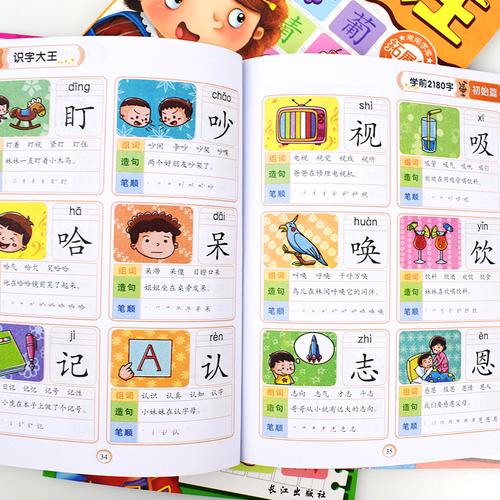 园拼音幼小衔接幼儿识字卡片启蒙幼儿早教书籍小班中班大班升一年级