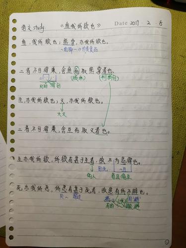 古文学习《孟子》三则——鱼我所欲也