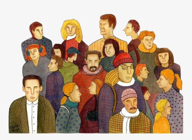 搜图中国提供独家原创卡通拥挤人群下载,此素材图片已被下载3次,被