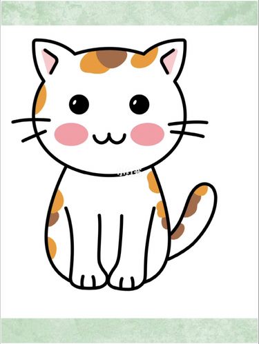 猫咪简笔画_简笔画_猫咪_知识_艺术