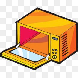 卡通手绘微波炉