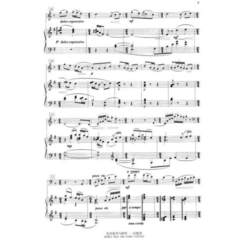 低音提琴独奏曲两首:幻想曲·阳光照耀着塔什库尔干(附低音提琴分谱)