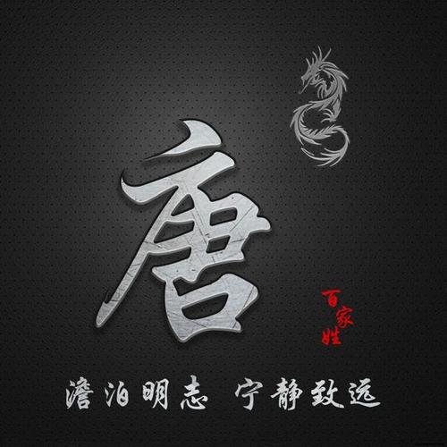 简约百家姓定制图像,澹泊明志 宁静致远,抖音微信专属定制头像