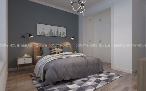 北欧卧室背景墙效果图