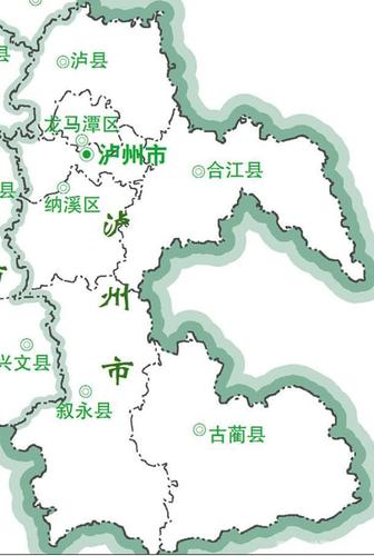泸州市地图