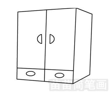 柜子简笔画图片大全,教程