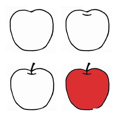 一大波水果简笔画的画法步骤图大全