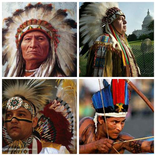 印第安人的鹰羽冠