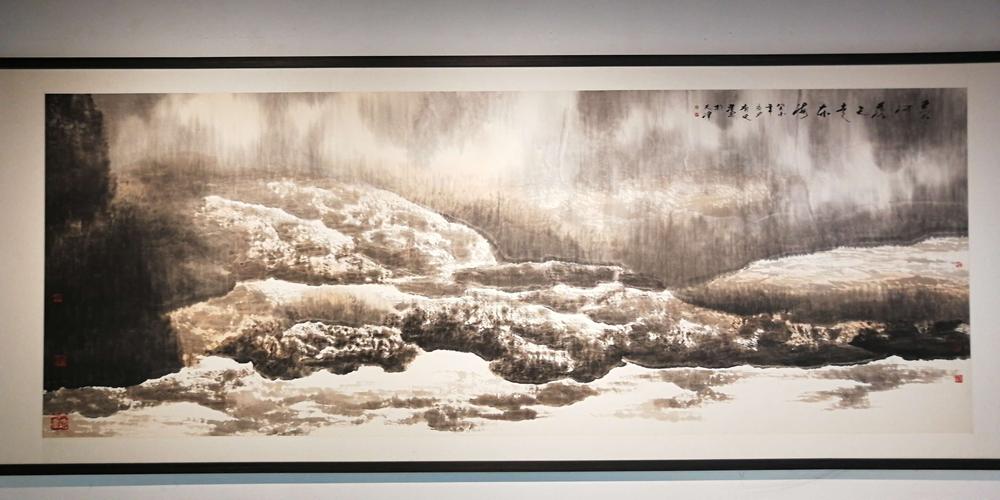 天津美术学院白庚延画展(1)