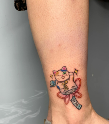 适合女生的脚踝小纹身(4)