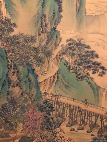 钱维城山水画
